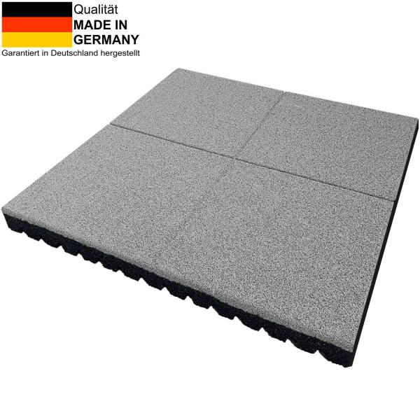 fall protection mat-100x100-cm-45-mm-grey-fall height-up to 150-cm